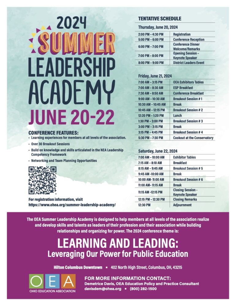 image: 2024 OEA Summer Leadership Academy